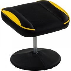 Kancelárska stolička GT Relax Racer s podnožkou | čierno-žltá č.2