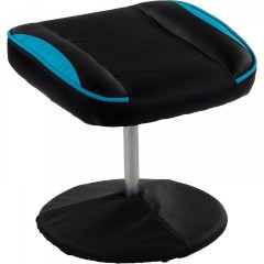 Kancelárska stolička GT Relax Racer s podnožkou | čierno-modrá č.2