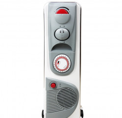Olejový radiátor s ventilátorom 2500W | biela č.2