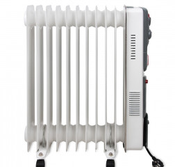 Olejový radiátor s ventilátorom 2500W | biela č.3