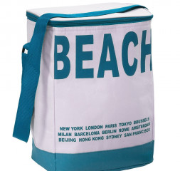 Chladiaca taška BEACH 20l | modro-béžová č.1