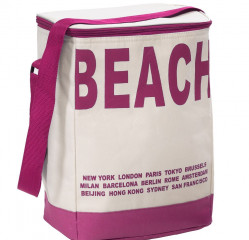 Chladiaca taška BEACH 20l | ružovo-béžová