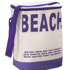 Chladiaca taška BEACH 20l | fialovo-béžová č.1