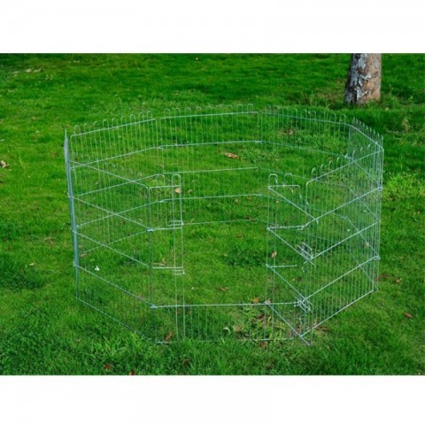 Kovová ohrádka pre šteňatá 8-dielna 63 x 76 cm č.4