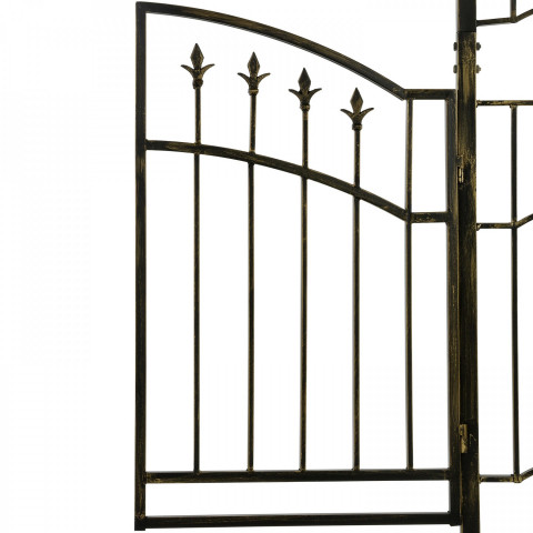 Záhradný oblúk na ruže s bránou | 207 x 130 x 50 cm č.3