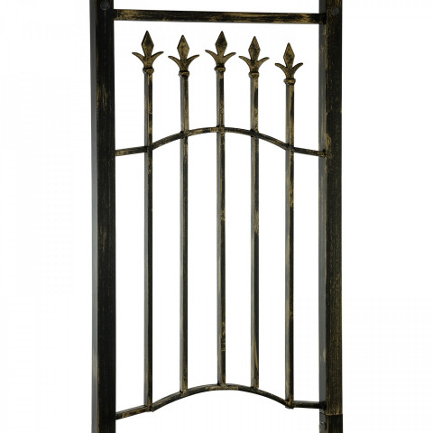 Záhradný oblúk na ruže s bránou | 207 x 130 x 50 cm č.4