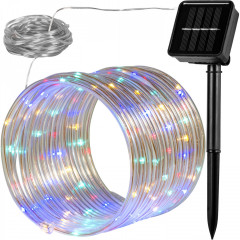Solárna svetelná hadica 100 LED | farebné č.1