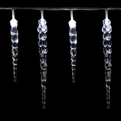 Vianočná LED reťaz s rampouchy 5,5 m | studená biela 40 LED diód č.3