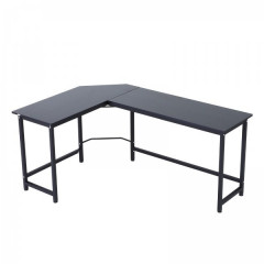 Rohový počítačový stôl Ferdinand 168 x 120 x 75 cm | čierna č.1