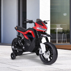 Detská elektrická motorka 105 x 52,3 x 62,3 cm | červeno-čierna č.3