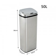 Automatický bezdotykový odpadkový kôš 50 l | nerezový č.3
