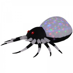 Nafukovací halloweenský pavúk so svetlami LED | 200 x 180 x 50 cm č.2