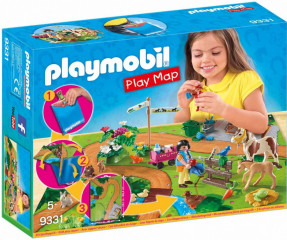 Playmobil 9331 Hracia mapa Výlet s poníkmi č.1