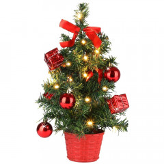 Vianočný ozdobený stromček 35 cm | jedličky č.2