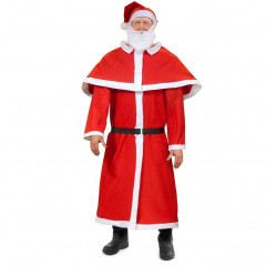 Vianočný kostým Santa Clausa s dlhým kabátom č.1