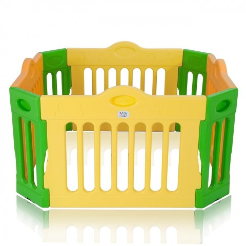Detská plastová ohrádka farebná č.2
