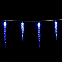 Vianočná LED reťaz s rampúšmi 5,4 m | modrá 40 LED diód č.2