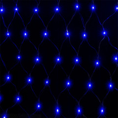 Vianočná LED obrazovka 2 x 1,5 m | modrá 160 LED č.3