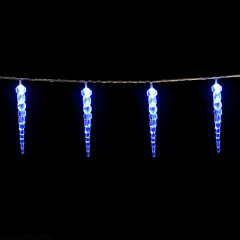 Vianočná LED reťaz s rampouchy 8 m | modrá 80 LED č.2