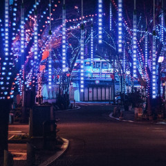 Vianočný LED vodopád 3,60 m | modrá 480 LED č.2