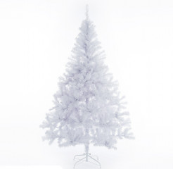 Umelý vianočný stromček 180 cm | biely č.2
