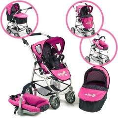 Kočík pre bábiky Bayer Chic 2000 Emotion 3v1 s autosedačkou 12 č.1