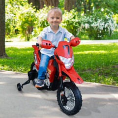 Detský elektrický crossový bicykel 109 x 52 x 70 cm | červeno-čierna č.3