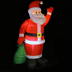 Nafukovací Santa Claus s LED osvetlením | 195 cm č.3