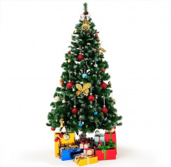 Umelý vianočný stromček so snehovými šiškami 180 cm č.3