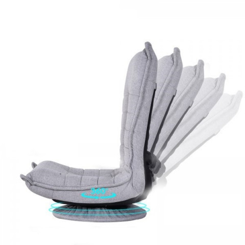 Relaxačné kreslo Patrik | sivá č.4