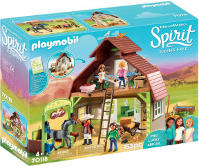 Playmobil 70118 Stajňa s Lucky, Prose a Abigail č.1
