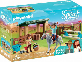 Playmobil 70119 Jazdecká škola s Lukym a Javierom č.1