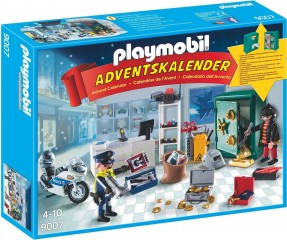 Adventný kalendár Playmobil 9007 Policajný zásah v klenotníctve č.1