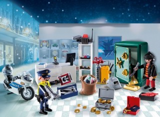 Adventný kalendár Playmobil 9007 Policajný zásah v klenotníctve č.2