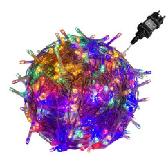 Vianočné LED osvetlenie 10 m | farebné 100 LED č.1