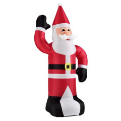 Nafukovací Santa Claus XXL s LED osvetlením 240 cm č.2