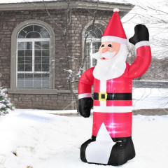 Nafukovací Santa Claus XXL s LED osvetlením 240 cm č.3