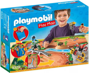 Playmobil 9329 Hracia mapa Hracia podložka MOTOKROS č.1