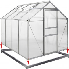 Pozinkovaná základňa pre záhradný skleník I 250 x 190 x 10,5 cm č.2