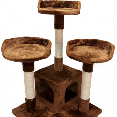 Škrabadlo pre mačky 175 x 71 cm | hnedá č.2