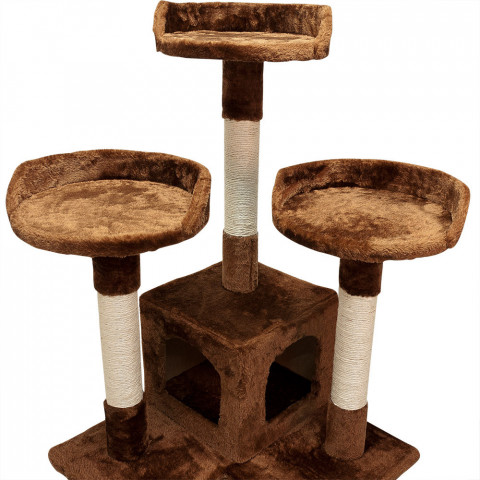 Škrabadlo pre mačky 175 x 71 cm | hnedá č.2