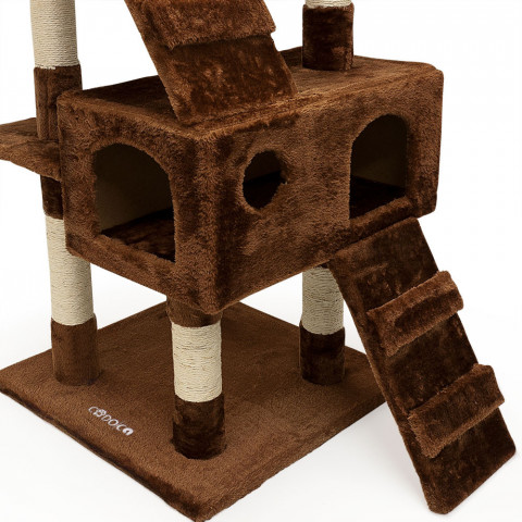 Škrabadlo pre mačky 175 x 71 cm | hnedá č.3