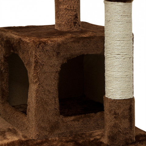 Škrabadlo pre mačky 175 x 71 cm | hnedá č.4