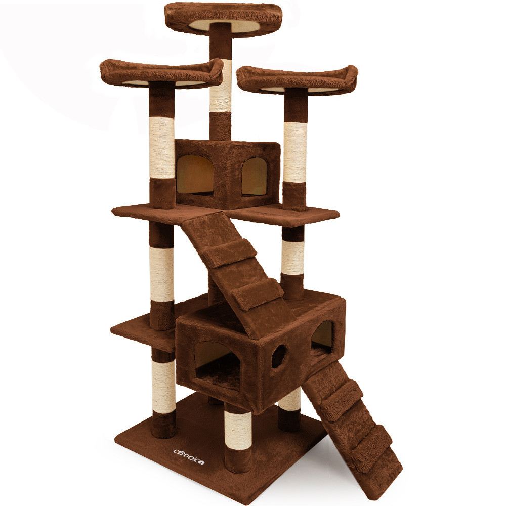 Goleto Škrabadlo pre mačky 175 x 71 cm | hnedá