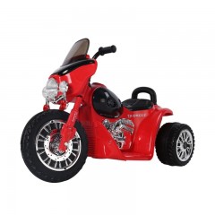 Detská elektrická motorka Harley, červená č.3