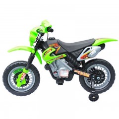 Detská elektrická motorka Enduro, zelená č.2