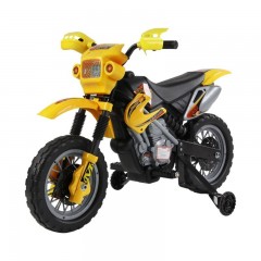 Detská elektrická motorka Enduro, žltá č.1
