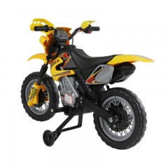 Detská elektrická motorka Enduro, žltá č.2