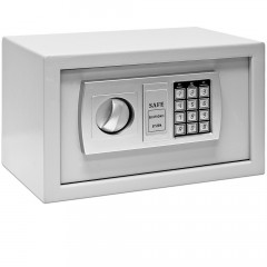 Bezpečnostný trezor s elektronickým zámkom 31 x 20 x 20 cm | svetlo sivá č.3