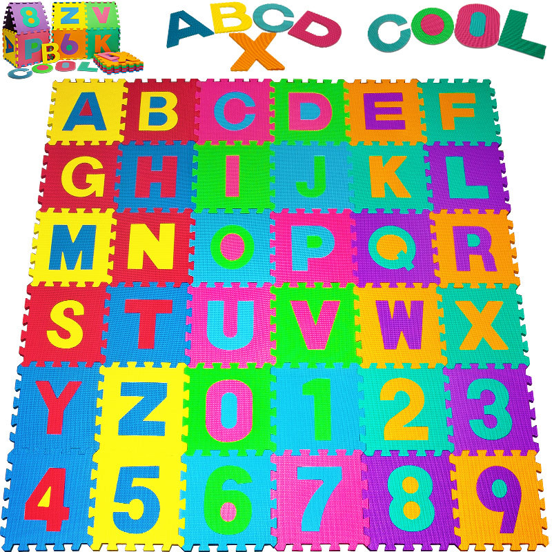 Goleto Penové podlahové puzzle 3,64 m² | 86 kusov